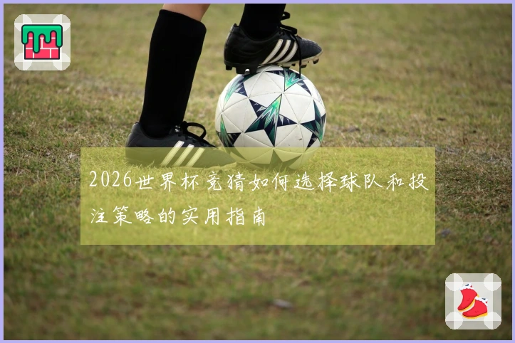 2026世界杯竞猜如何选择球队和投注策略的实用指南